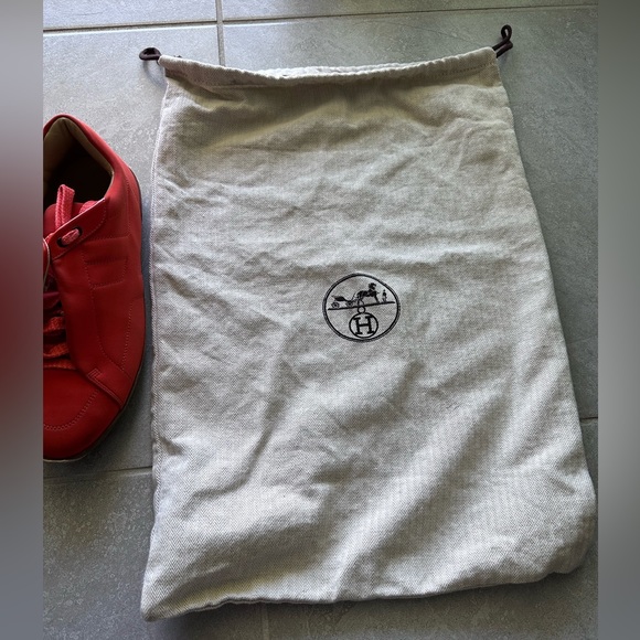 Moving Sale | 
Auth Hermès orange sneakers leather insole 38.5 - Picture 3 of 16